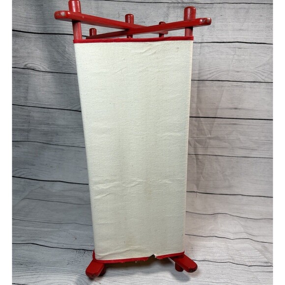 Vintage 1976 Sanrio Hello Kitty A B C Magazine Book Toy Storage Rack Bin 19"x21" - Picture 5 of 11